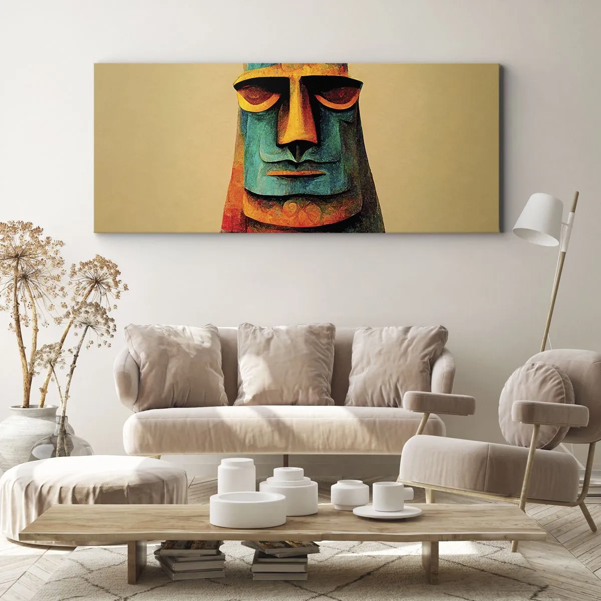 Vászonkép - Szoborszerű és mégis szimpatikus - 100x40 cm