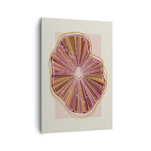Vászonkép - Sugárzó absztrakció - 70x100 cm