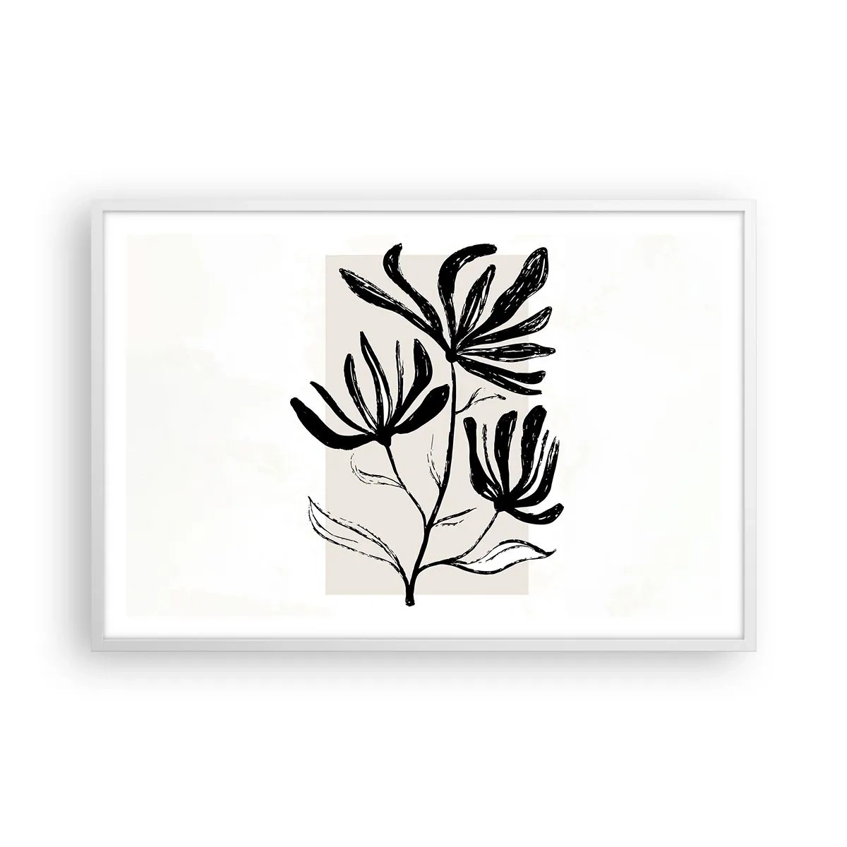 Poszter fekete keretben - Vázlat egy herbáriumhoz - 91x61 cm