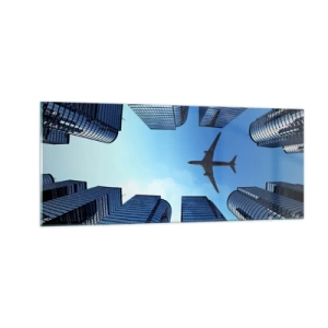 Üveg kép - Kilátás az üveg szurdokból - 100x40 cm