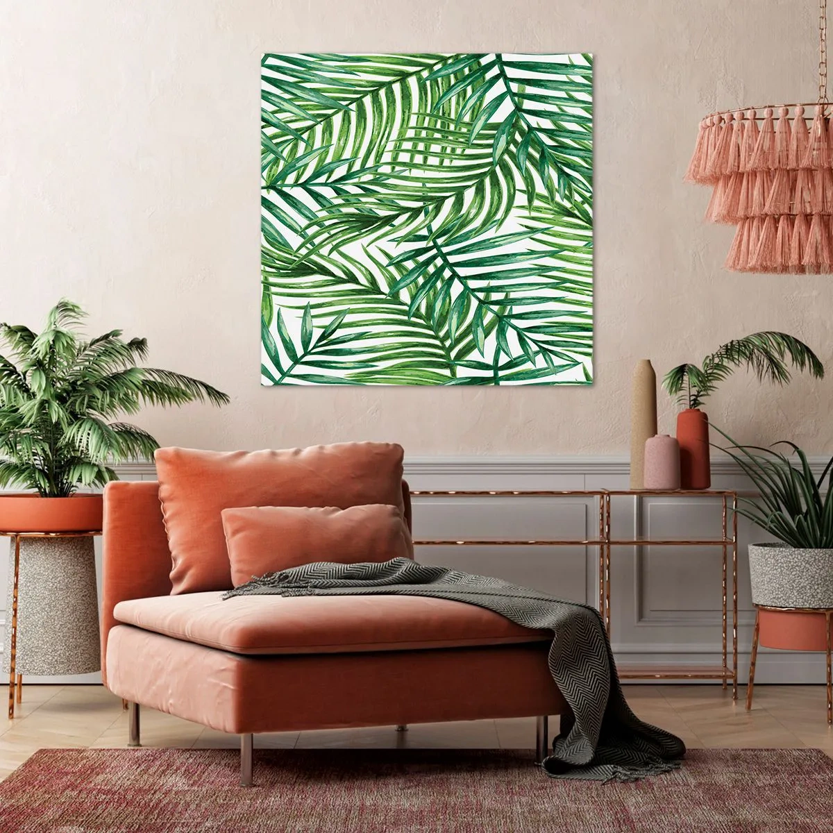 Vászonkép - A zöld lombkorona alatt - 30x30 cm