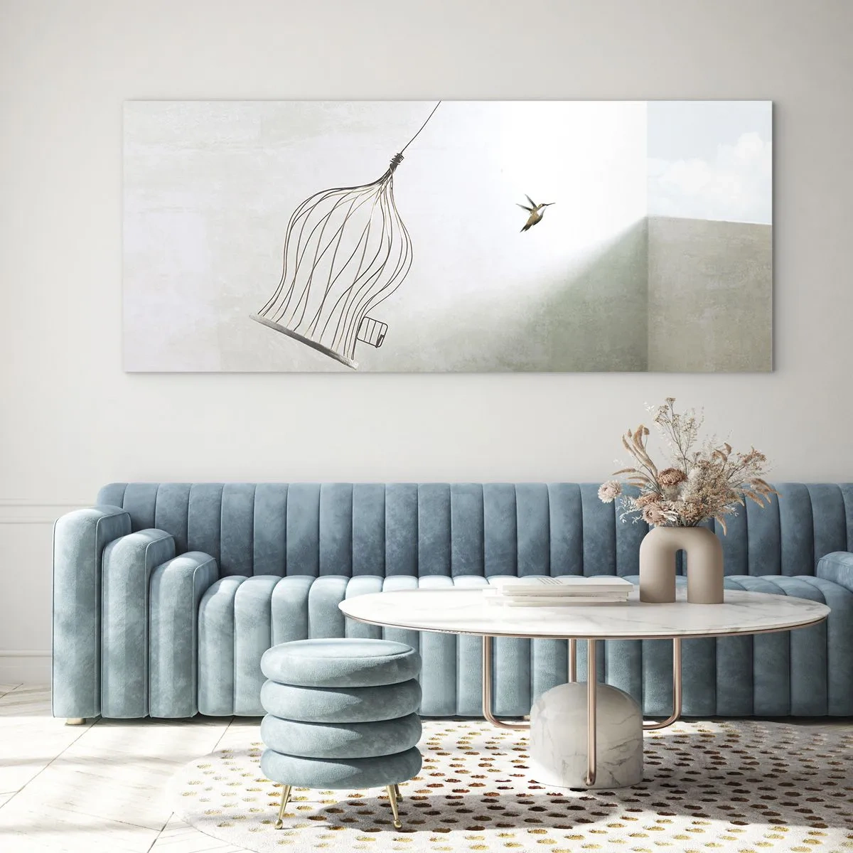 Üveg kép - Az elememen - 100x40 cm