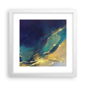 Poszter fekete keretben - Az arany lagúnaövezet - 30x30 cm