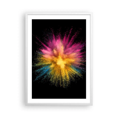 Poszter fekete keretben - A színek születése - 50x70 cm
