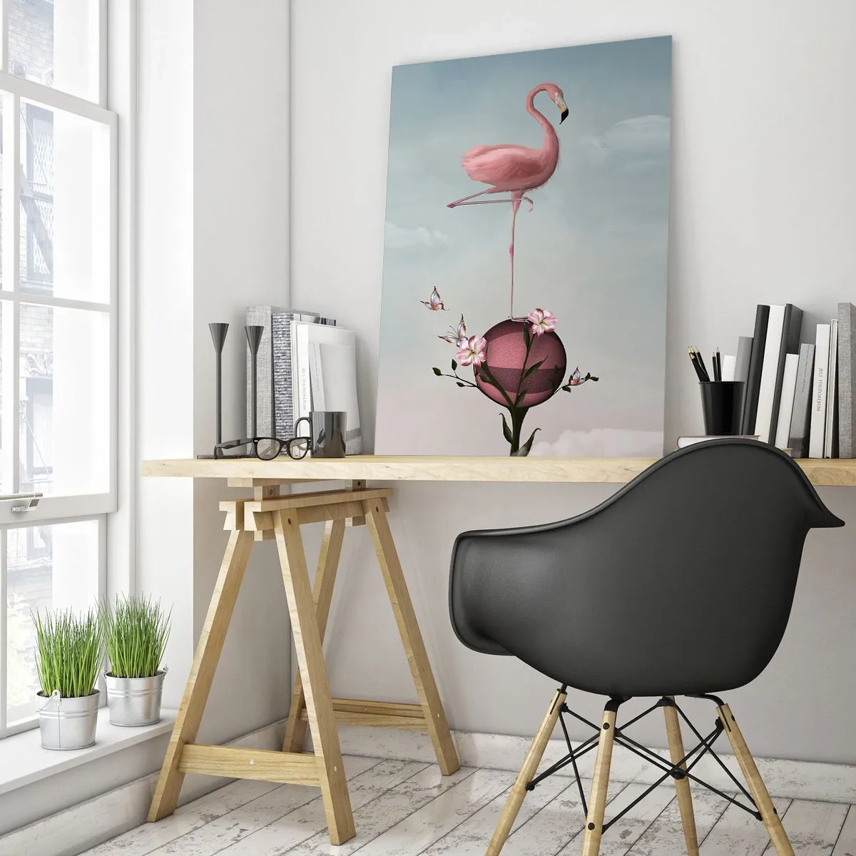 Üveg kép - Kosárlabda allegória - 50x70 cm