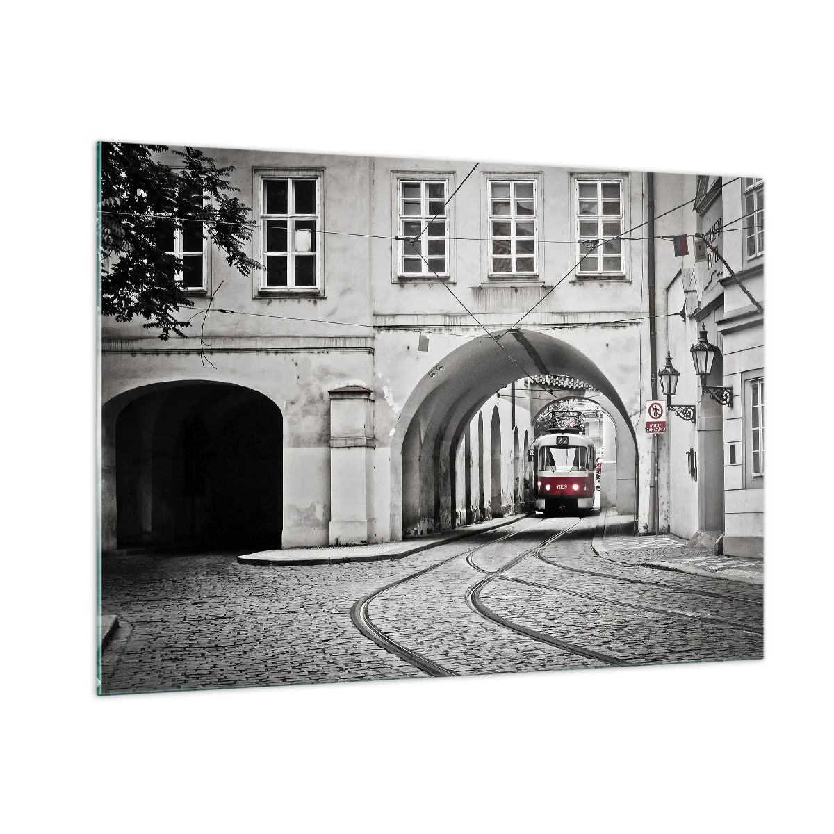 Üveg kép - A város labirintusán keresztül - 100x70 cm