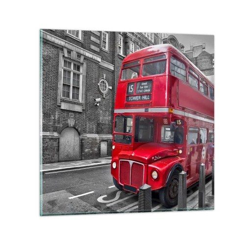 Üveg kép - Mindig ugyan olyan - 60x60 cm