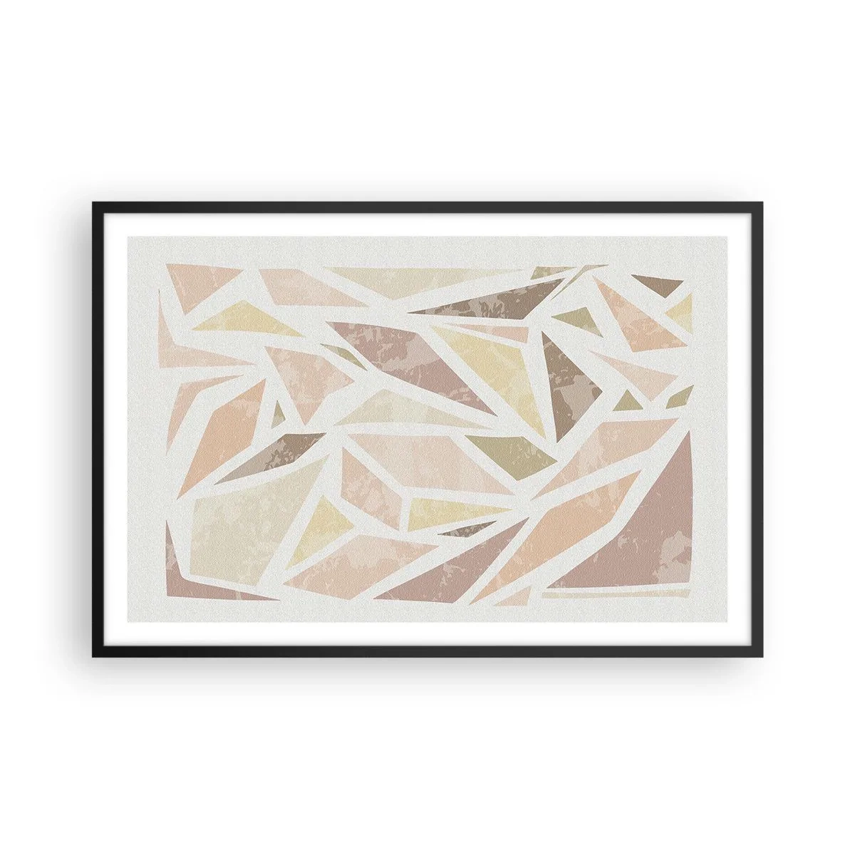 Poszter fehér keretben - Üvegfestmény kompozíció - 91x61 cm