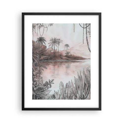 Poszter fehér keretben - Egy 19. századi felfedező naplója - 40x50 cm