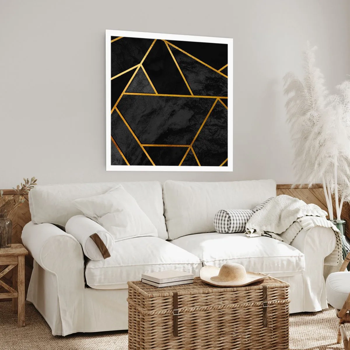 Poszter - Sötétség és ragyogás - 50x50 cm