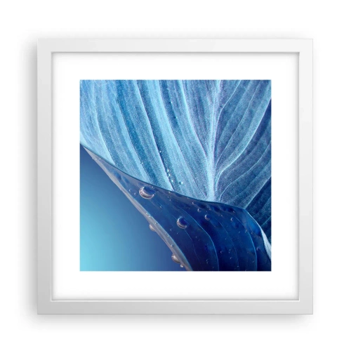Poszter fekete keretben - A kék rejtett cseppjei - 30x30 cm