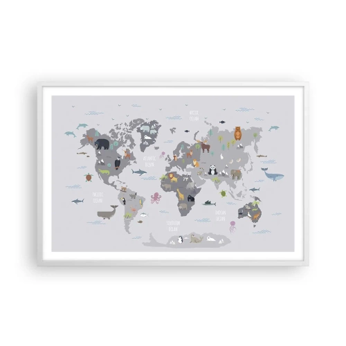 Poszter fekete keretben - Mondd meg, hogy honnan jöttél... - 91x61 cm