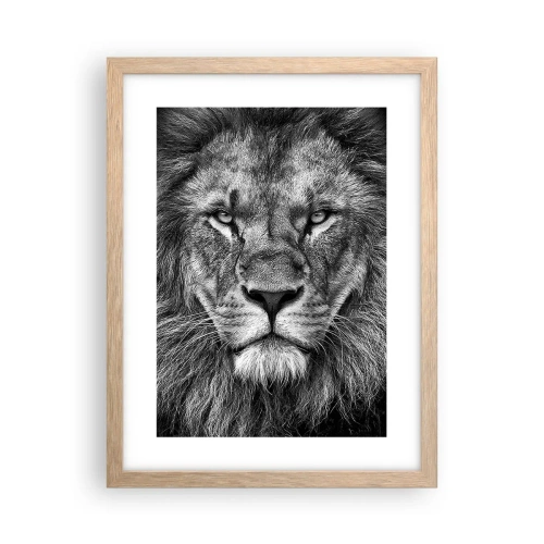 Poszter világos tölgy keretben - Őfelségi palástban - 30x40 cm