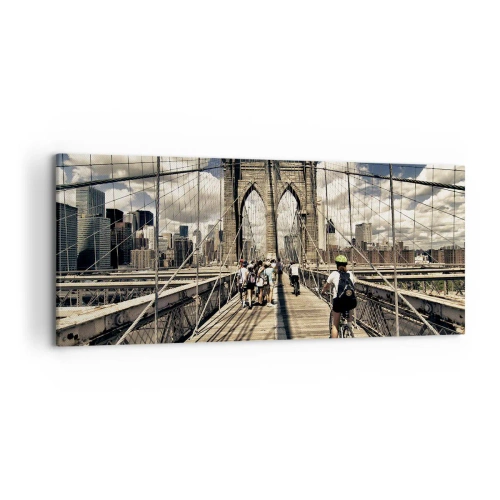 Vászonkép - Egyenesen a város szívébe - 120x50 cm