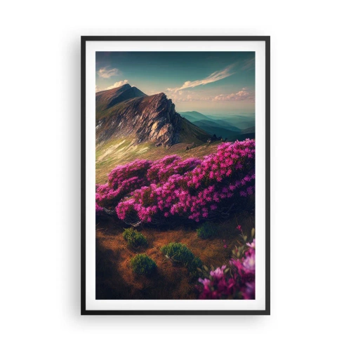 Poszter fehér keretben - Nyár a hegyekben - 61x91 cm