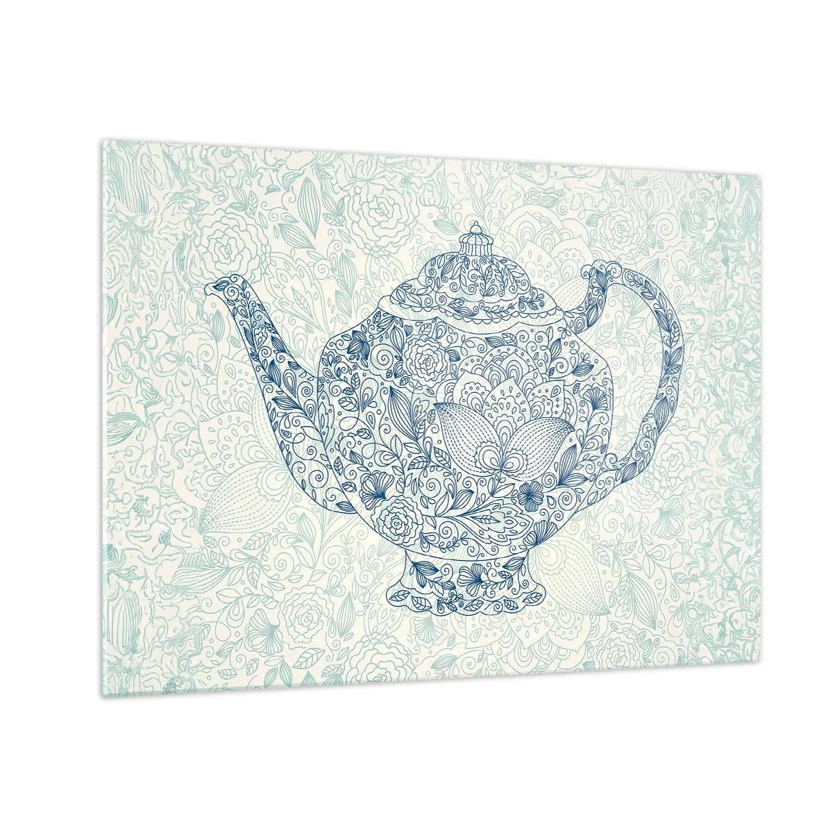 Üveg kép - Tea varázsa - 70x50 cm