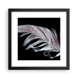 Poszter fehér keretben - Gondolj az érintésre - 30x30 cm