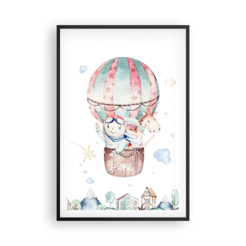 Poszter fehér keretben - Nemsokára visszajövünk! - 61x91 cm