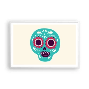 Poszter fekete keretben - Az élet - szórakozás a halálig - 91x61 cm