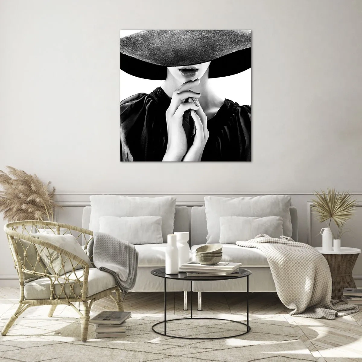 Üveg kép - Rejtett szépség - 50x50 cm