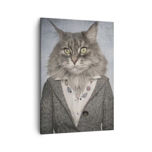 Vászonkép - A szőrmék újra divatosak - 50x70 cm