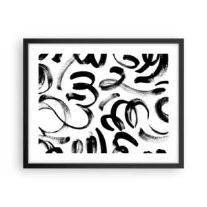 Poszter fehér keretben - Feketén-fehéren - 50x40 cm
