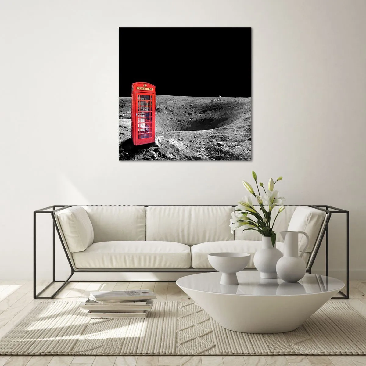 Üveg kép - Kozmikus vicc - 60x60 cm