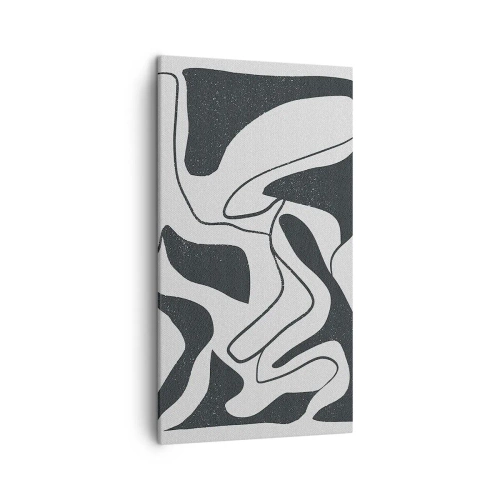 Vászonkép - Absztrakt játék egy labirintusban - 45x80 cm