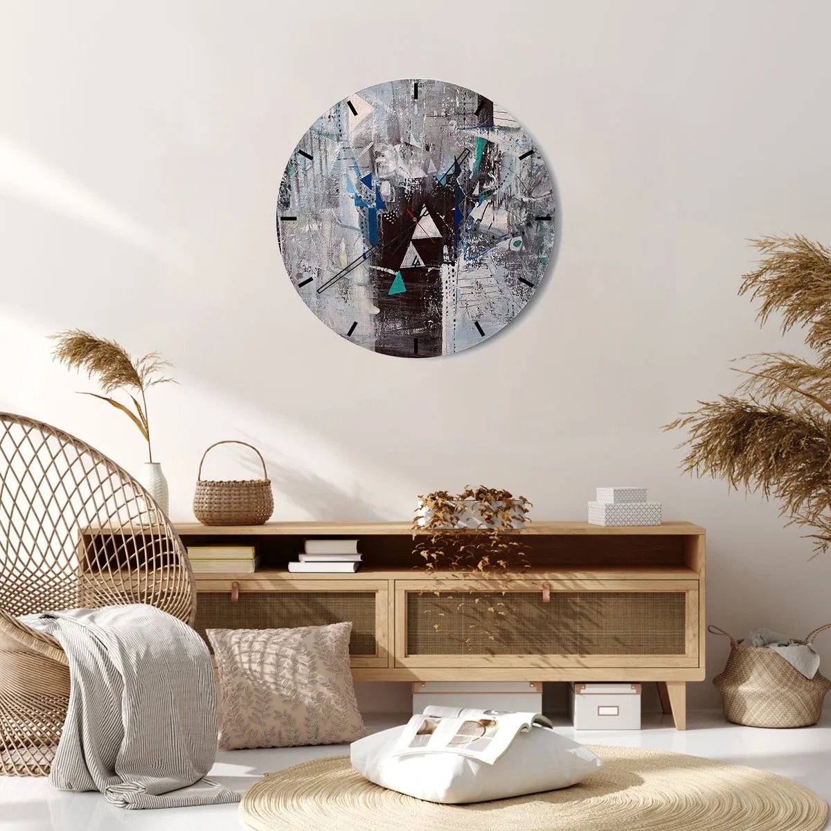 Falióra, Óra - A háromszögek felülíró sorrendje - 30x30 cm