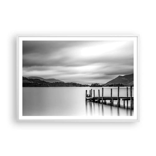 Poszter fekete keretben - Szelídség és erő - 100x70 cm