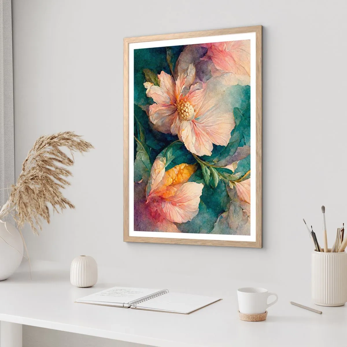 Poszter világos tölgy keretben - A nagyon finomság - 40x50 cm