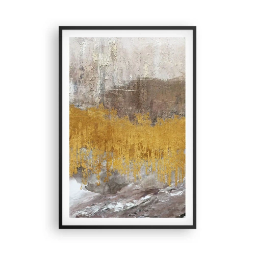 Poszter fehér keretben - Egy aranyszínű fuvallat - 61x91 cm