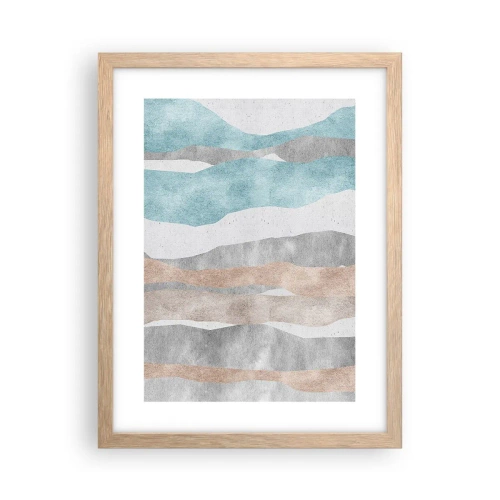 Poszter világos tölgy keretben - A meghittség tanulmánya - 30x40 cm