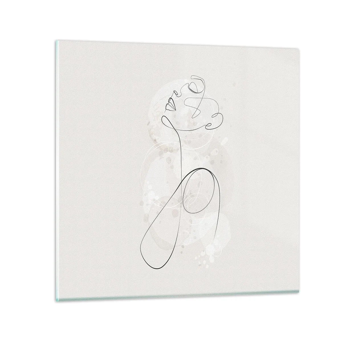 Üveg kép - A szépség spirálja - 60x60 cm