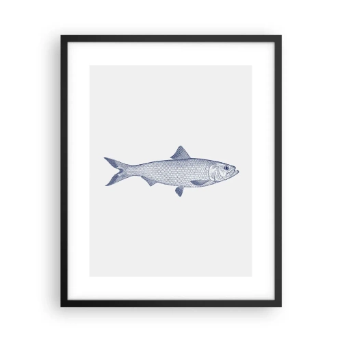 Poszter fehér keretben - Üdvözlet az északi tengerektől - 40x50 cm