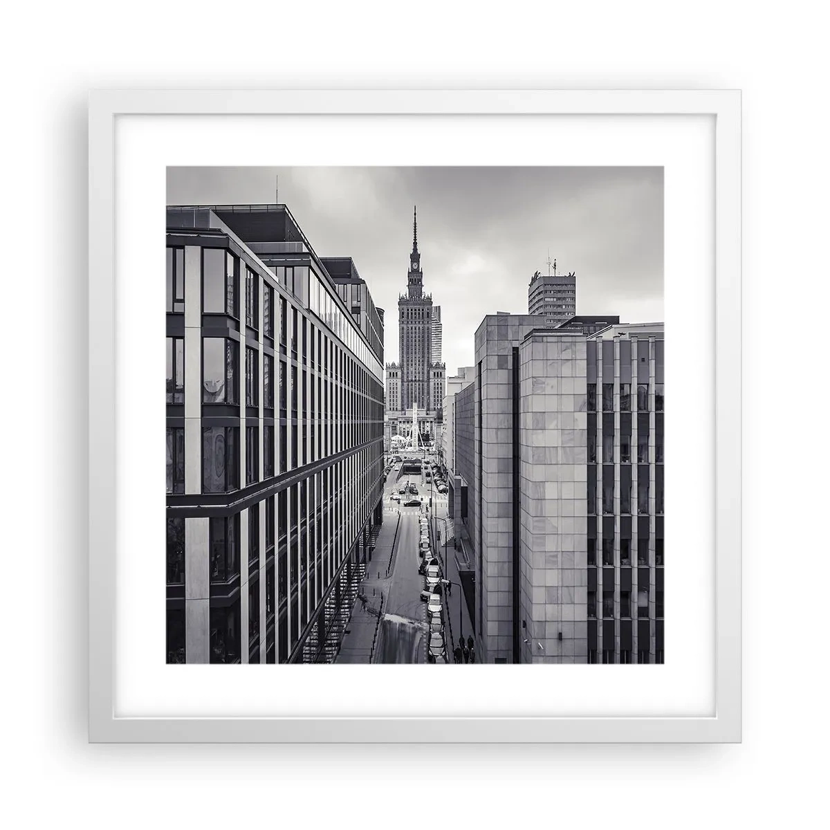 Poszter fekete keretben - Varsói völgy - 40x40 cm