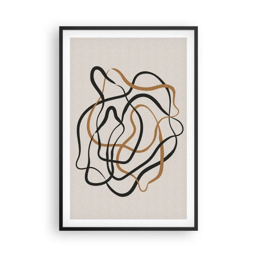 Poszter fehér keretben - Minden összezavarodott - 61x91 cm