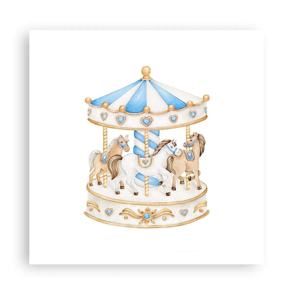 Poszter - Édes gyermekkor - 60x60 cm