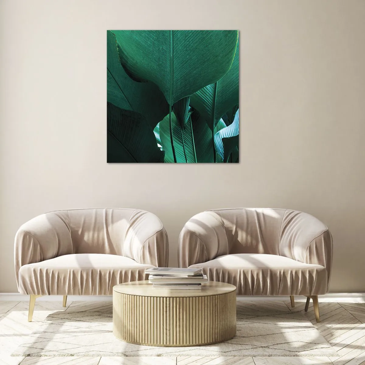 Üveg kép - A fény felé nézve - 50x50 cm