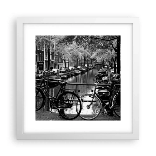 Poszter fekete keretben - Nagyon holland látvány - 30x30 cm