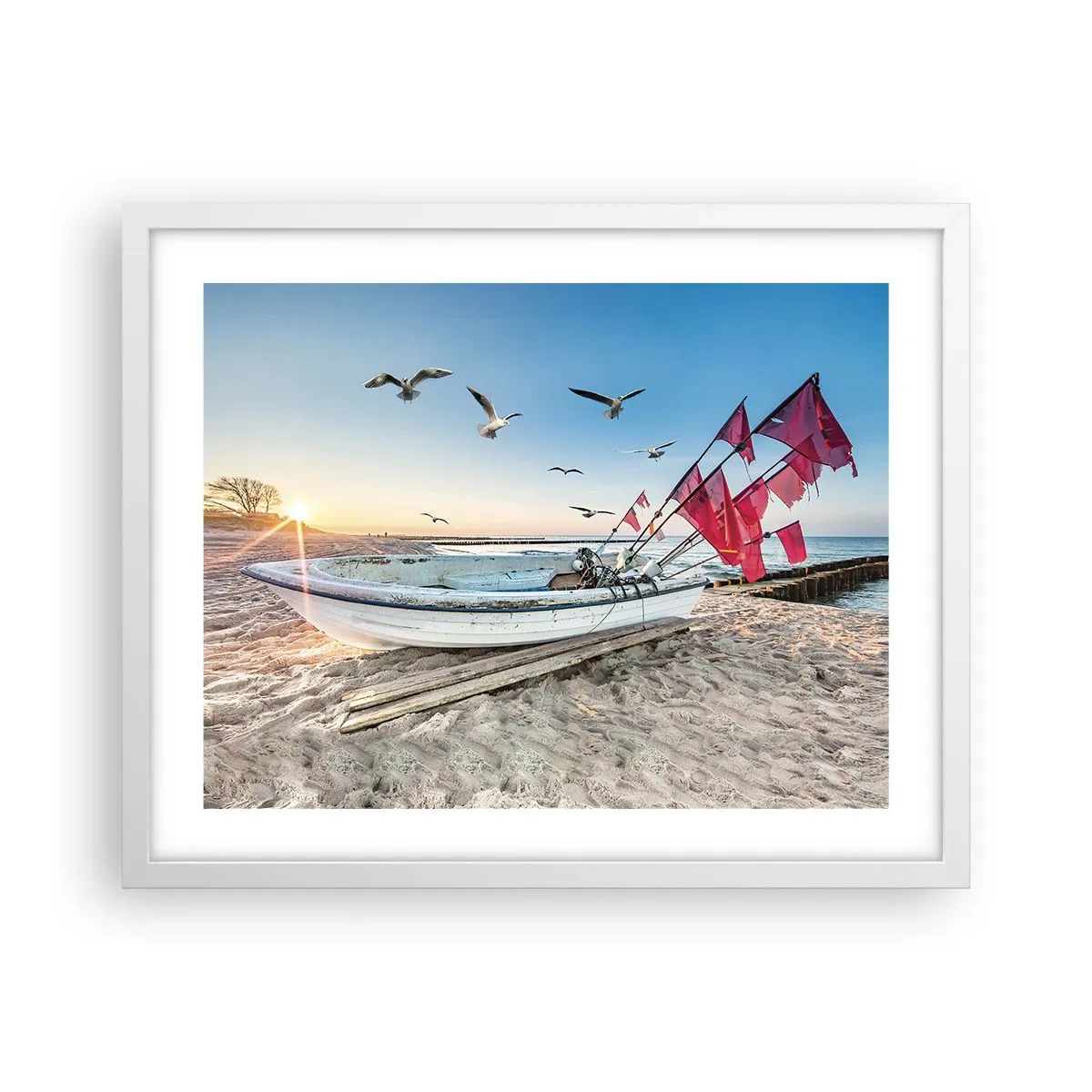 Poszter fekete keretben - Megérdemelt pihenés - 50x40 cm