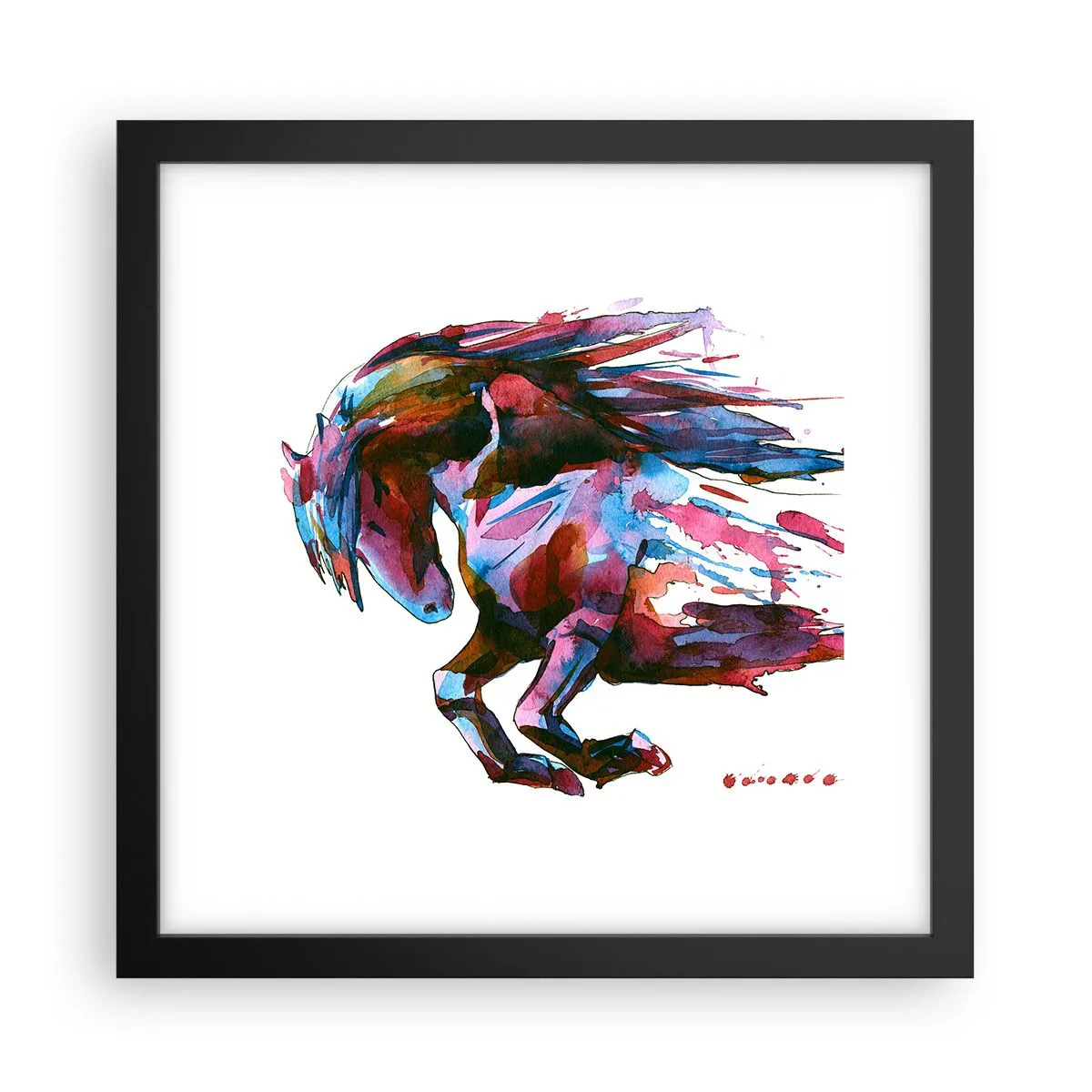 Poszter fehér keretben - Az elragadtatásban - 30x30 cm