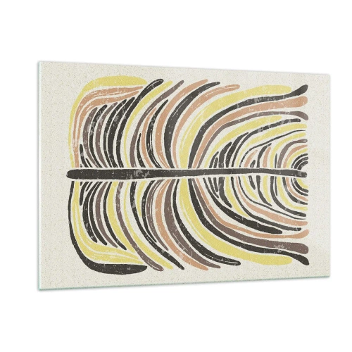 Üveg kép - Élénk absztrakció - 120x80 cm