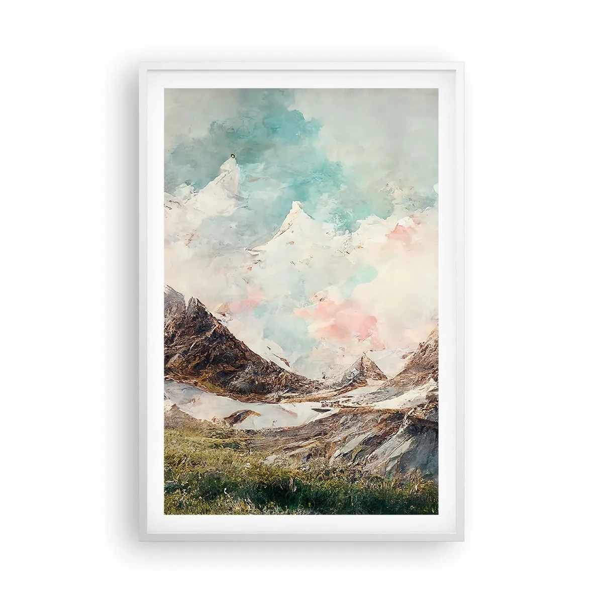 Poszter fekete keretben - Sziklás pengék - 61x91 cm