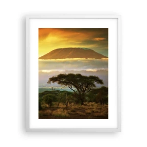 Poszter fekete keretben - Utazó álma - 40x50 cm