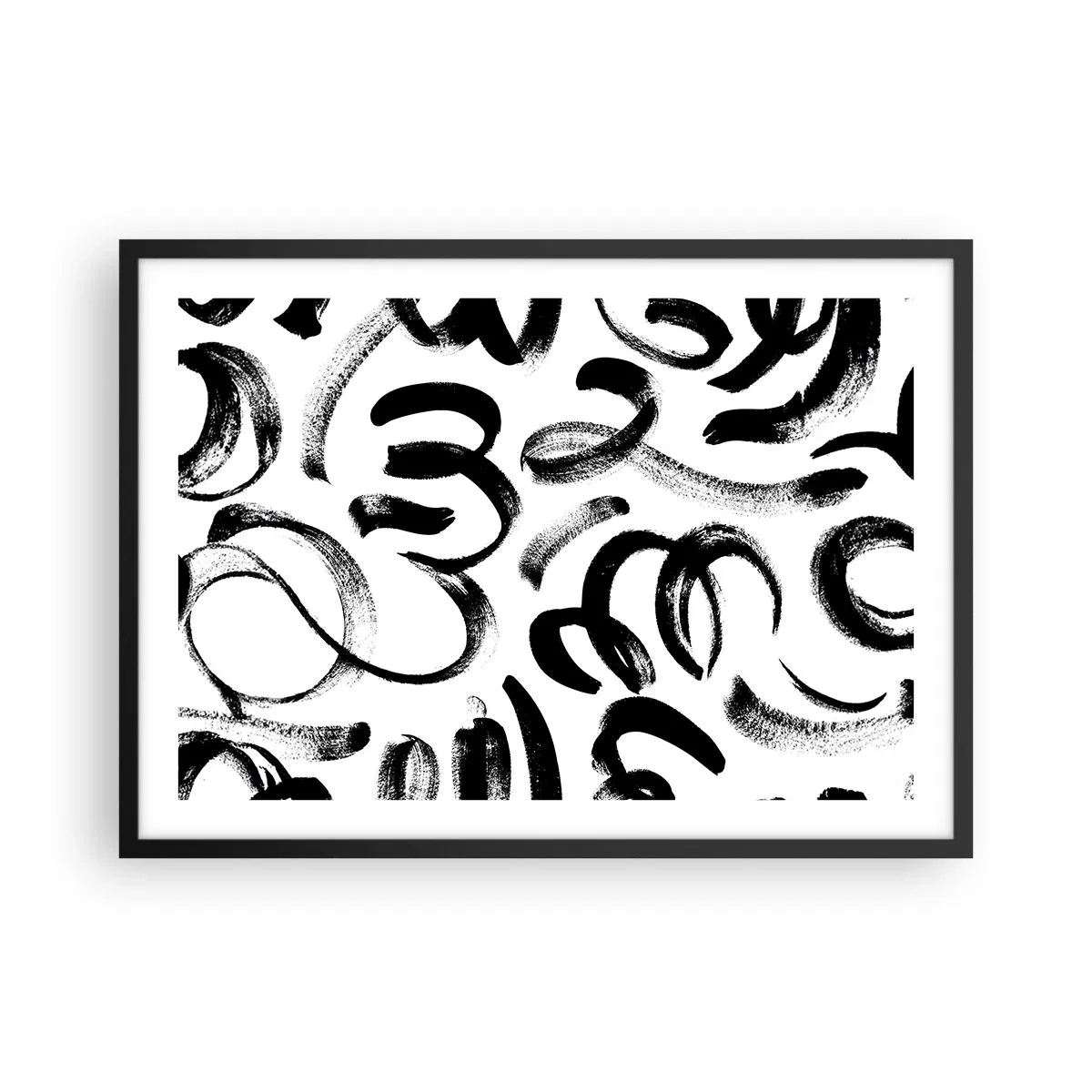 Poszter fehér keretben - Feketén-fehéren - 70x50 cm