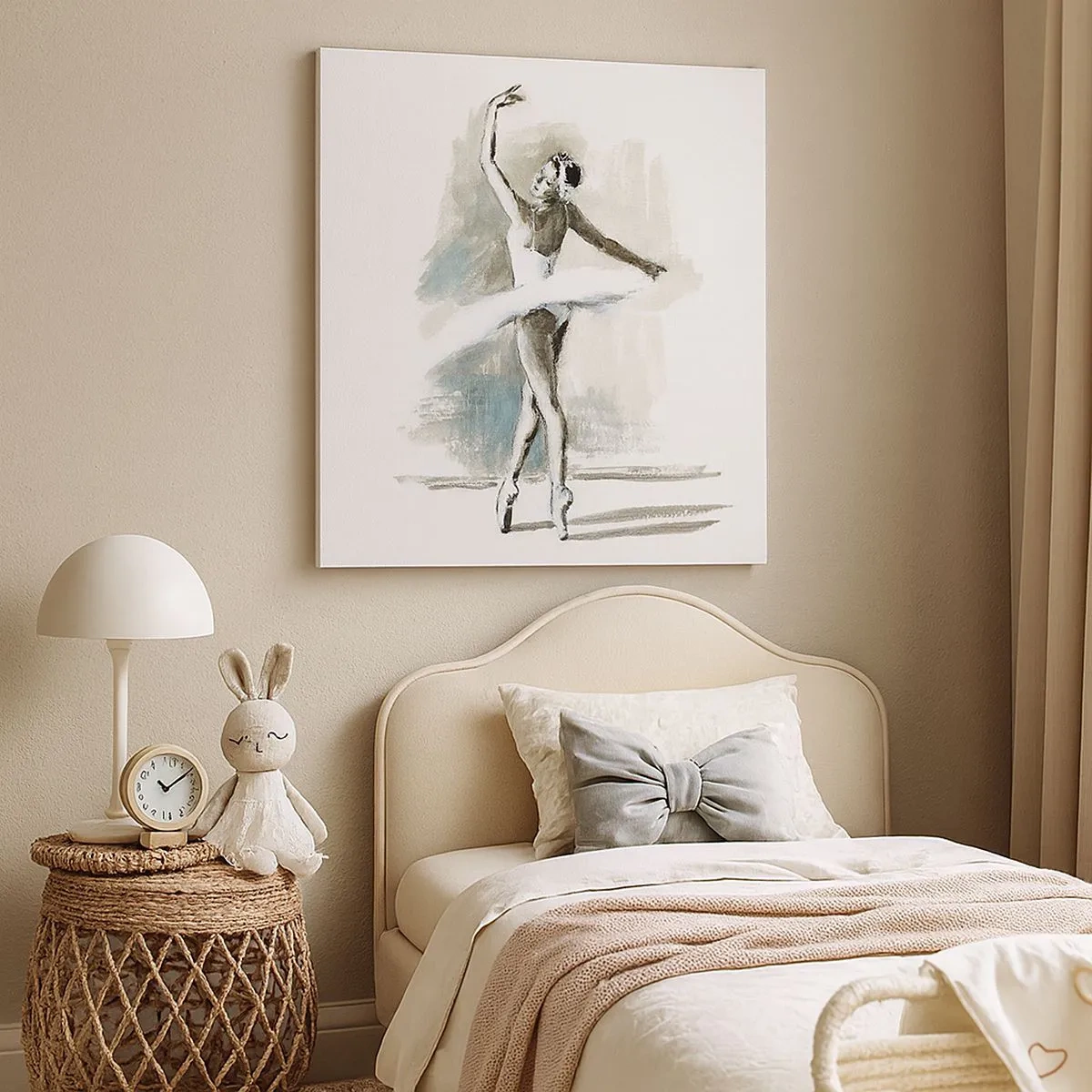 Vászonkép - Hattyúvá varázsolva - 30x30 cm