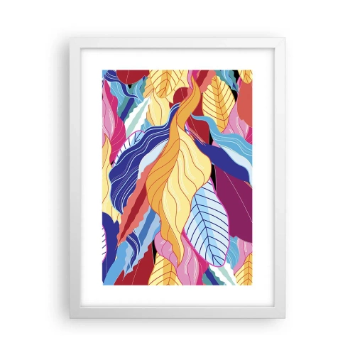 Poszter fekete keretben - Színes rendetlenség - 30x40 cm