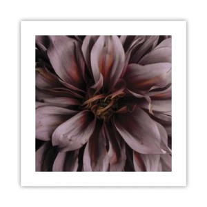 Poszter - Virágos szív - 40x40 cm