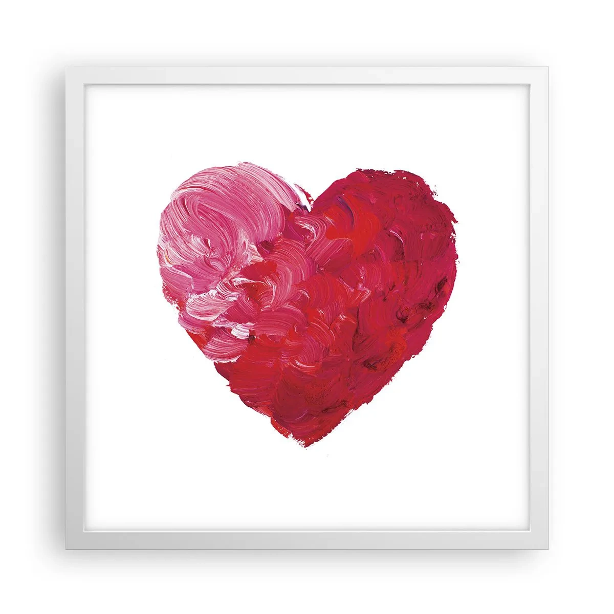 Poszter fekete keretben - All you need is love - 40x40 cm